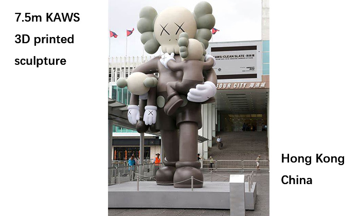 Sculpture KAWS imprimée en 3D