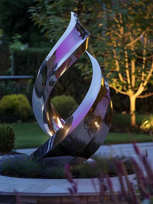 Stainless Steel Mirror Sculpture